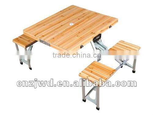 Outdoor Portable Wooden Picnic Table