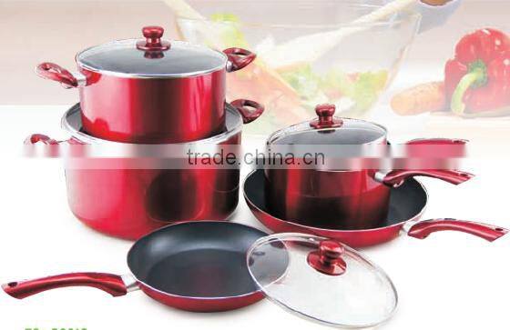 Aluminum Induction Non-stick / Ceramic Cooking /Kitchen Utensils Cookware for Household