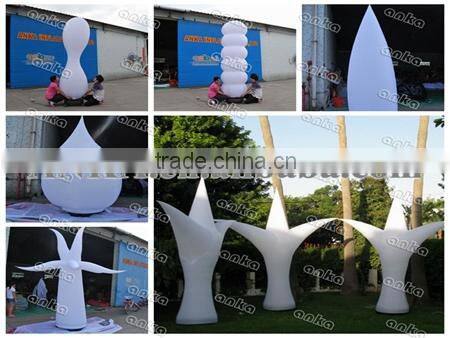 New year stage decoration lightpillar row type inflatable led column / lightpillar ( solar led, portable, ANKA)