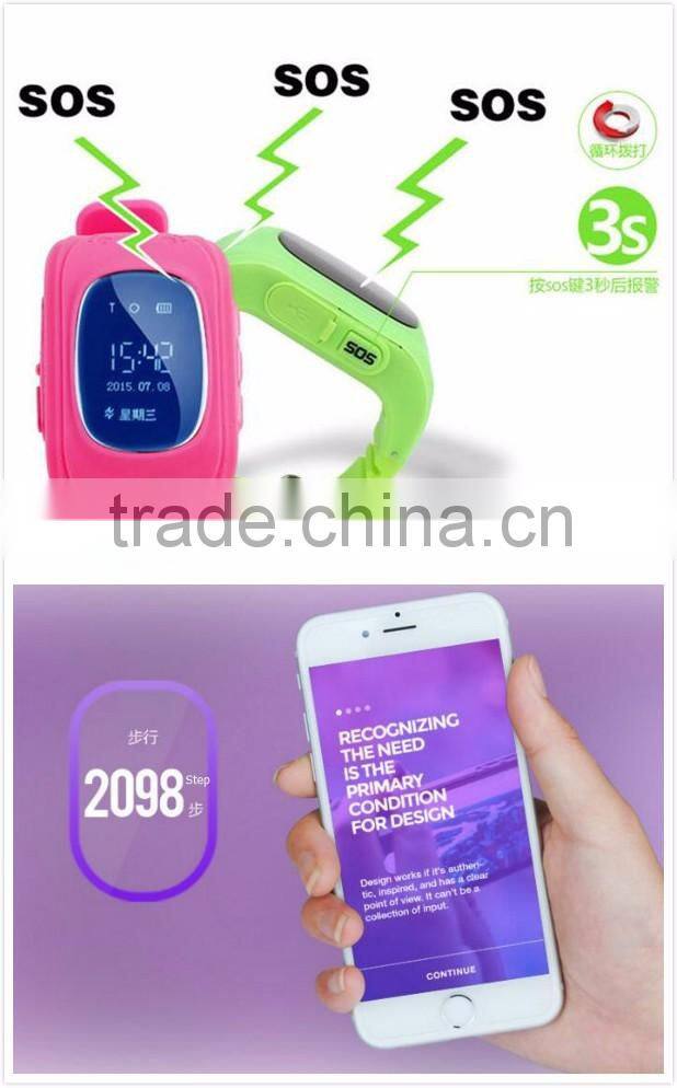Best Quality Kids Bluetooth GSM GPS Watch Mini Security Children With SOS Button 2 Way Talk Tracker GPS Watch