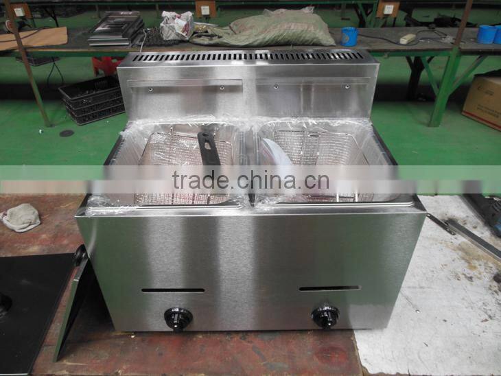 Stainless Steel Cooking Kitchen Hotel Restaurant Equipment Gas Fish Fryer BN-72 China Supplier