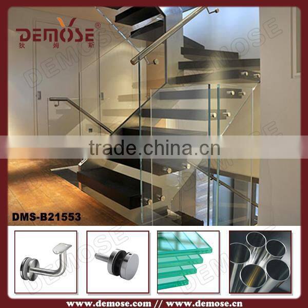 decorative barrier fence with glass panel