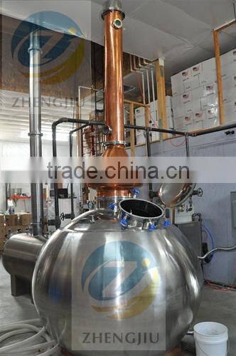 500 gallon Hybrid Pot Still with Short Copper Column