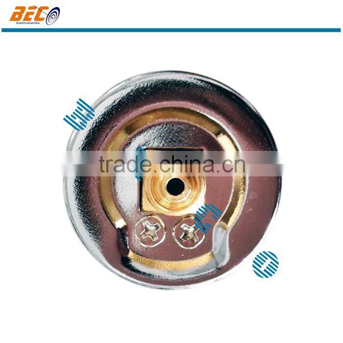 (Y-40D) 40mm small size chrome plated case with ABS window type single scale dial mpa pressure gauge