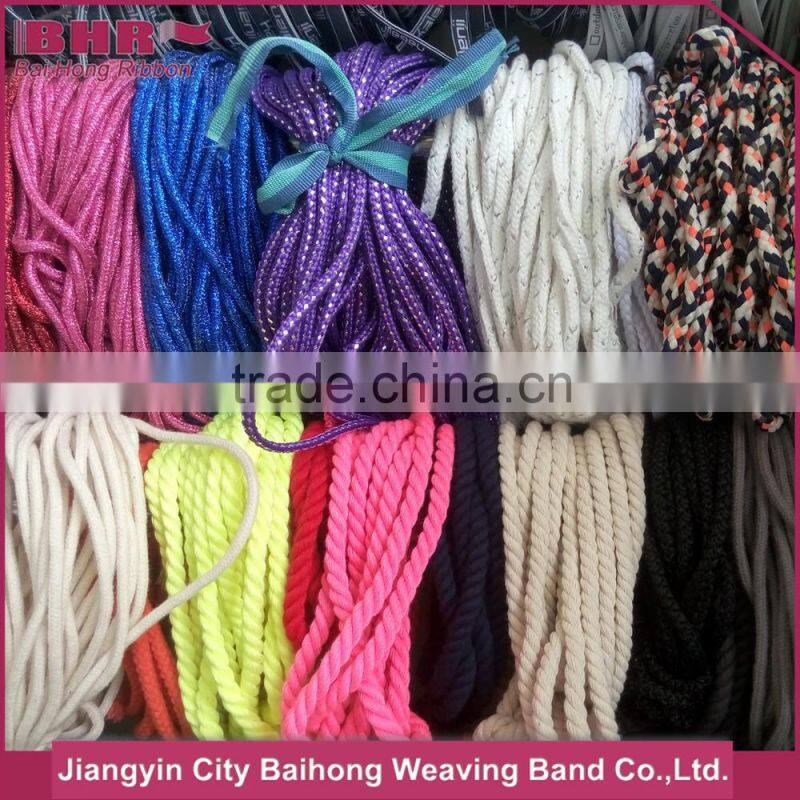 Cotton nylon polyester polypropylene braided rope