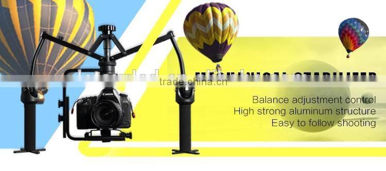 China powerful function professional 3 axis gimbal dslr stabilizer for cameras videos