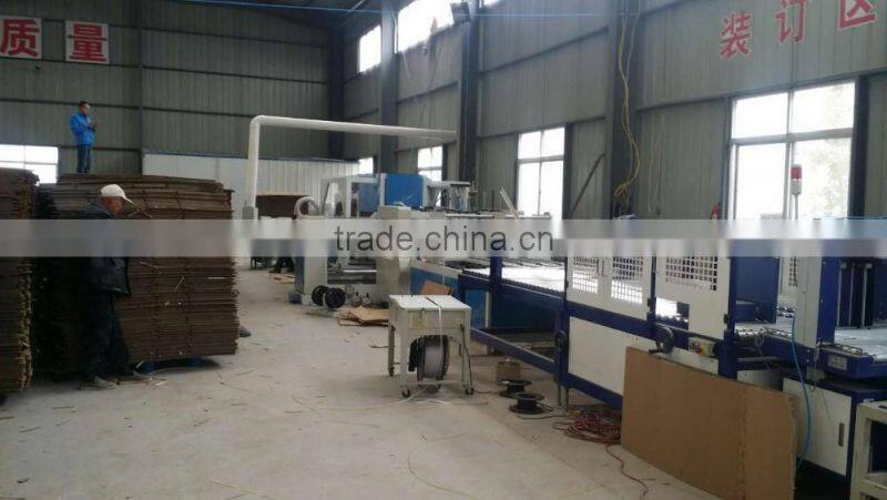 Fully Automatic Flexo Ink Carton Box Printing&Gluing&Bunding Linkage Line
