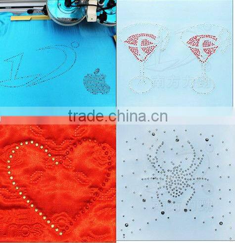 automatic rhinestone hot fix machine for sweater