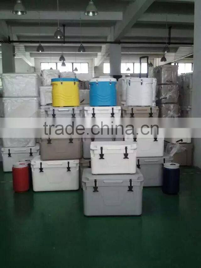 Custom rotomolded ice cooler plastic ice box coolers