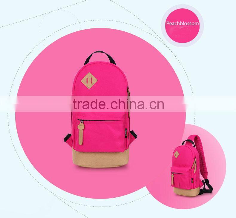 2014 handmade genuine leather shoulder chest bag