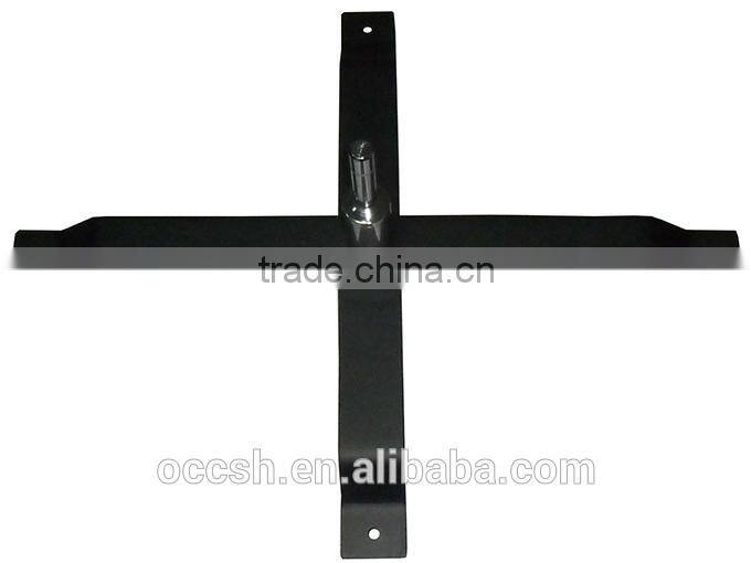 Cross Flag Pole Base Metal Flagpole Base