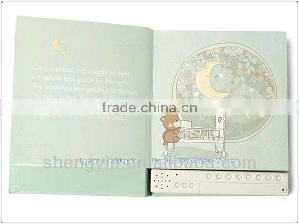 voice recording book ,talking book ,digital book for little children