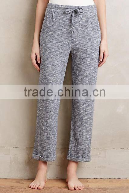 Wholesale Summer Women's Cotton Roll-cuff Casual Lounge pants