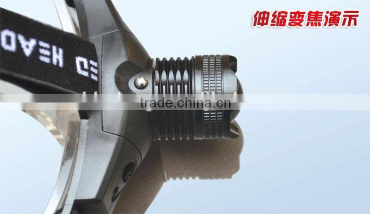 Hign power aluminum LED headlights with zoom function