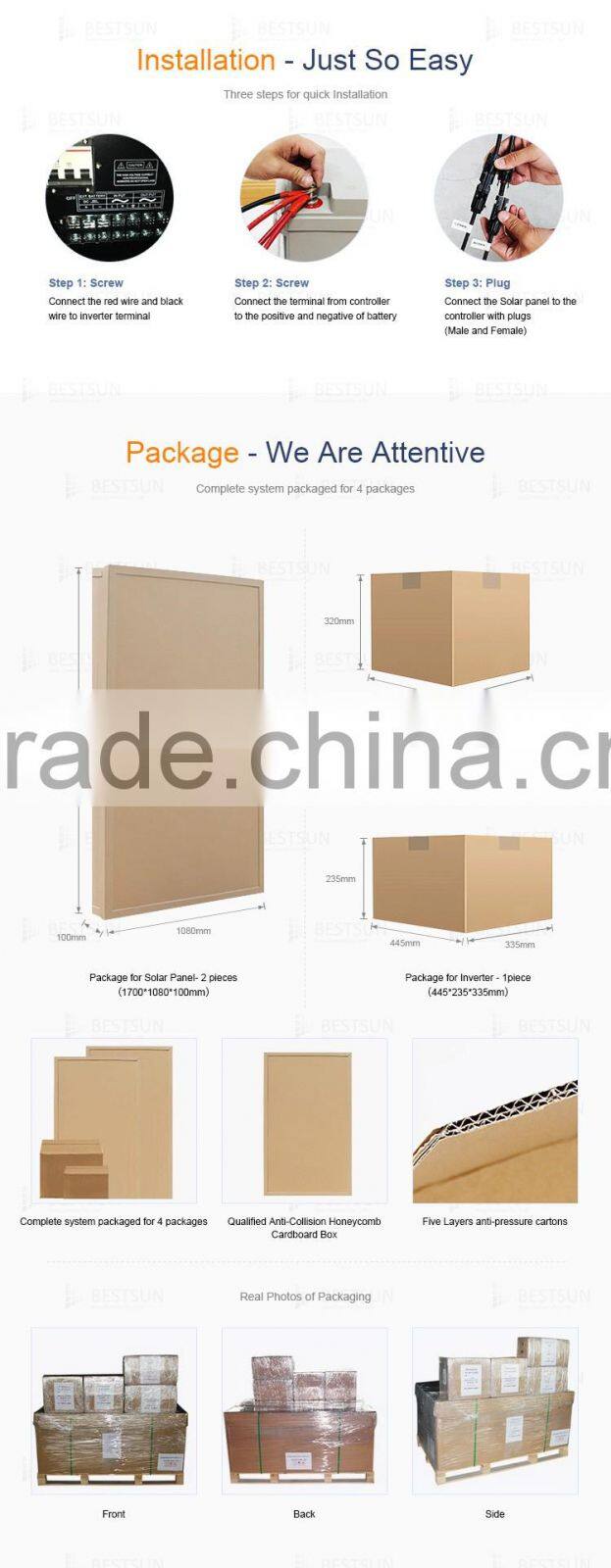 2kw solar powered generator manufacturers in China