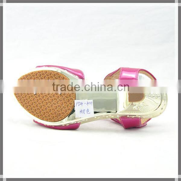 2015 kids high heel sandals high heel shoes