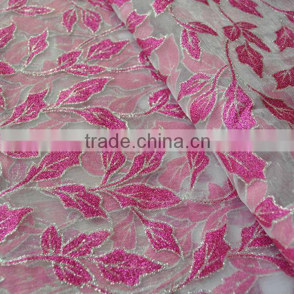 100% organza Sew Quilting Fabric Christmas Holiday Santa Clause