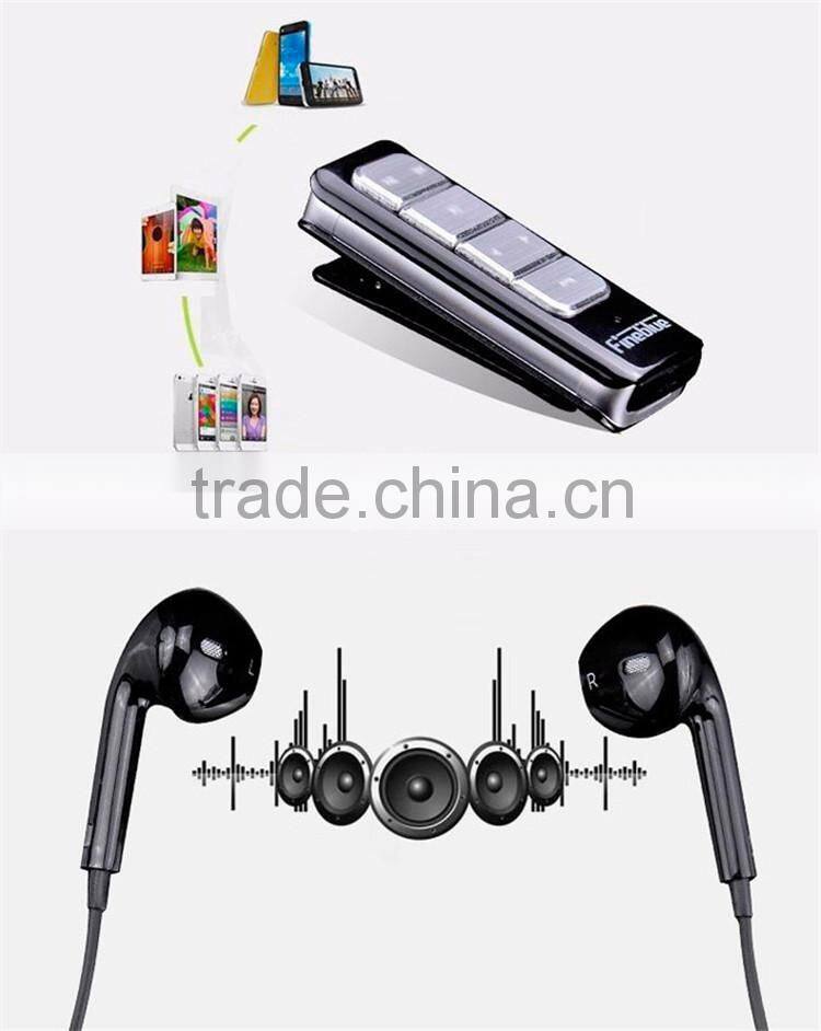 New Arrival Fineblue I5S Bluetooth V4.0 Earphone Lavalier Music Voice Stereo Binaural Headset For All SmartPhone