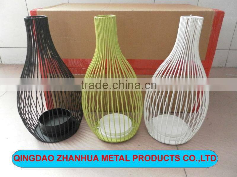 High quality metal wrought iron candle holder