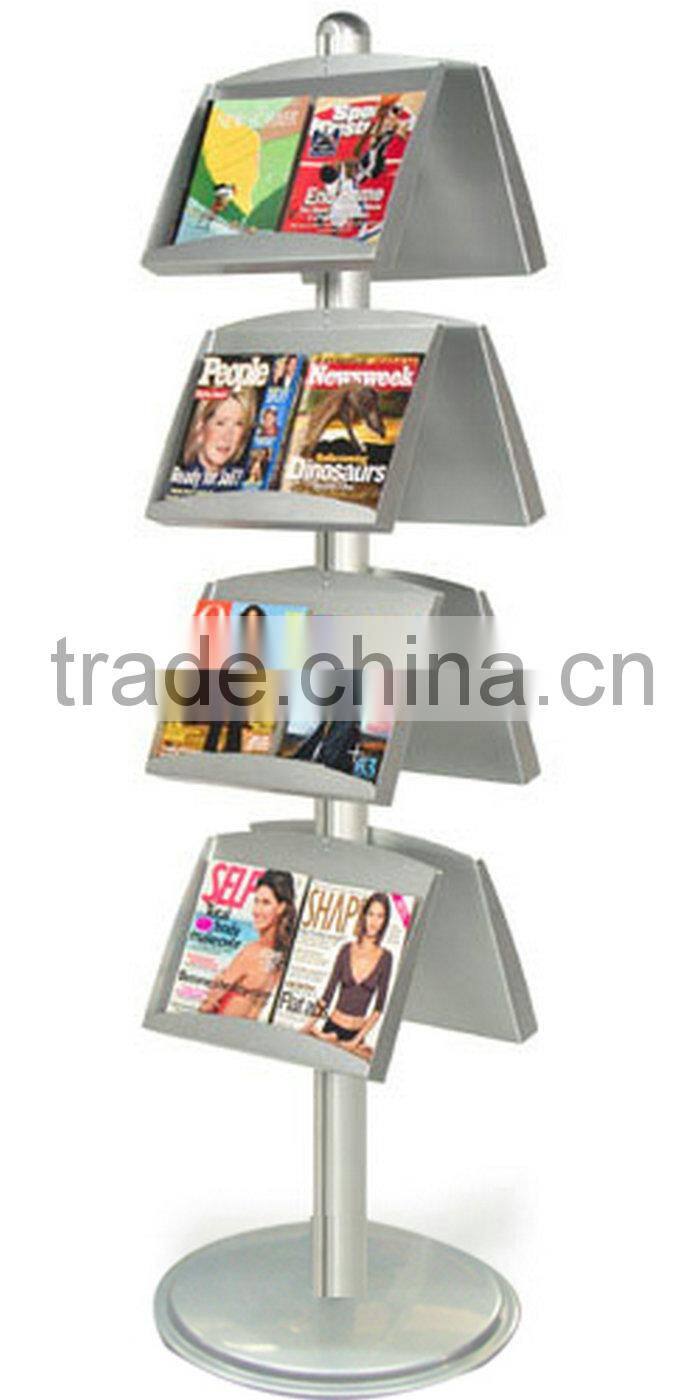 4 tire aluminum poster stand