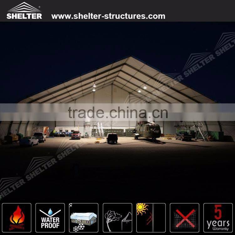 Shelter TFS aircraft hangar tents arch aluminum frame marquees for military