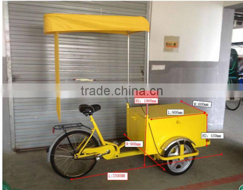 solar Ice cream freezer mini portable Ice cream tricycle freezer storage box Manufacture design ice cream free