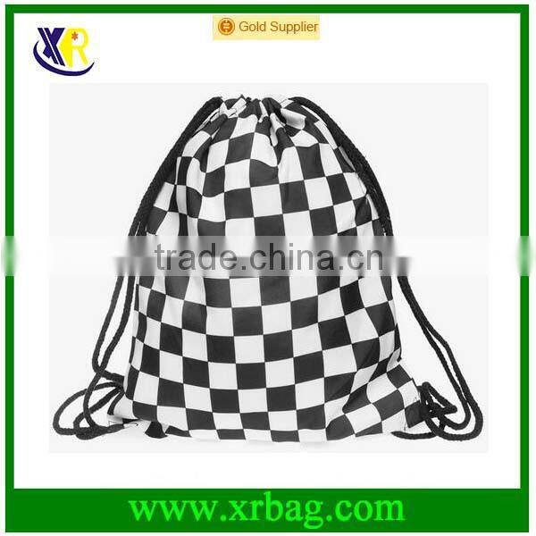 Women Mochila Man Sport Gym Bags Travel Stripe Printed Drawstring Backpack Bag