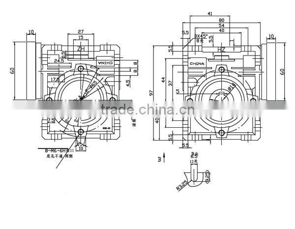 57HS11242A4J-3-RV3020 112mm 4.2A nema 23 high torque geared stepper motor