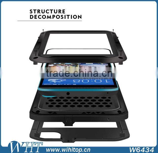 Love Mei Waterproof Case for HTC Desire 820 with Tempered Glass Screen Protector