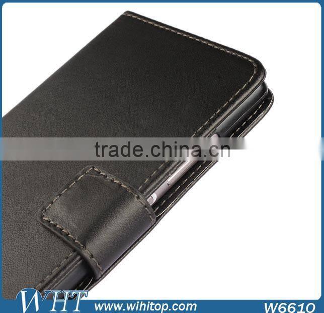 Electronic Products PU Leather Flip Cover with Card Slot Holster for Huawei P8 Case
