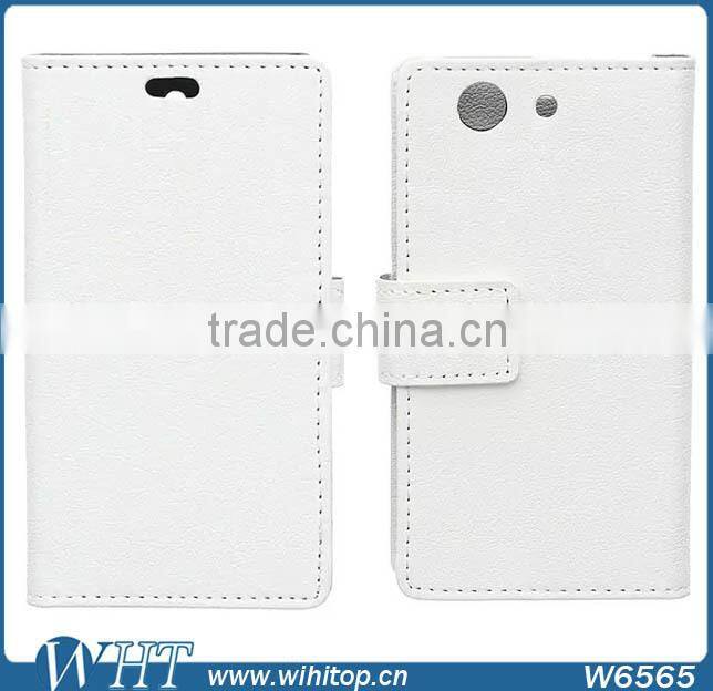 Phone Accessories Luxury Wallet Leather Flip Case for Sony Xperia Z4 Compact