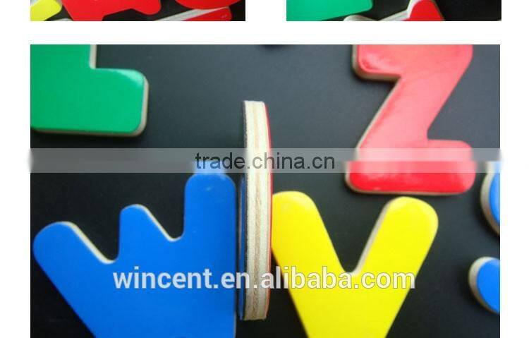 Kids Educational Toys DIY Alphabet Letter Wooden Magnet