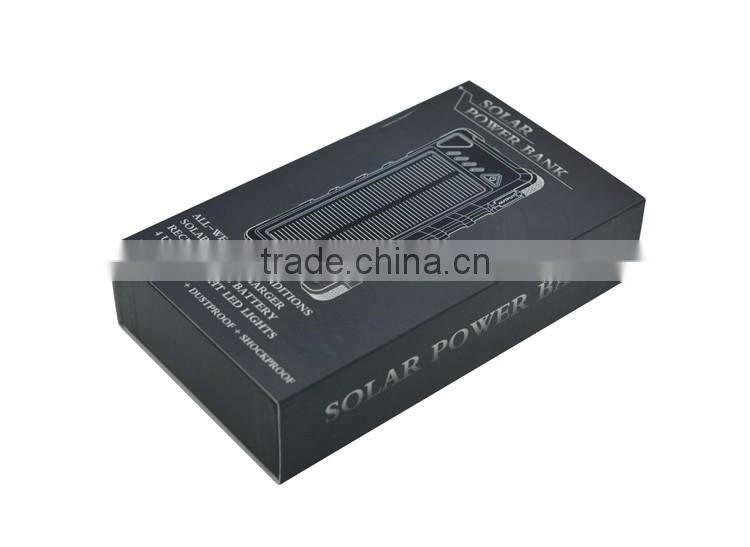 2016 Hottest selling Mobile Portable Solar Charger for Xiaomi Power Bank 16000mah logo customizable