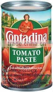 HOT!! 210g canned pasta de tomate brix 28-30, easy/normal open,