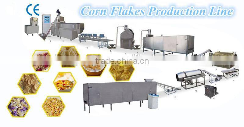 Made in china New situation automatic corn flakes breakfast cereal production line