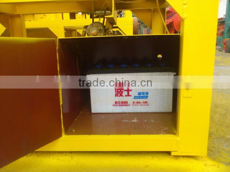 Small mobile stone hammer crasher with diesel engine