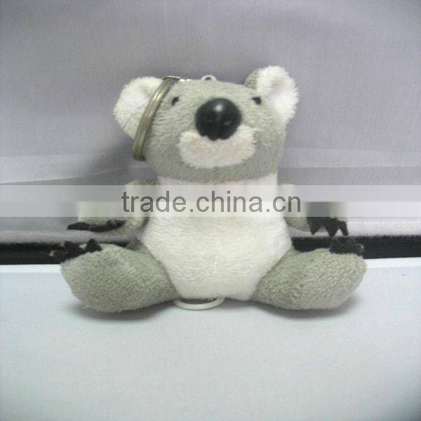 Animal Shaped Stuffed Plush Keychain, Plush Keyring
