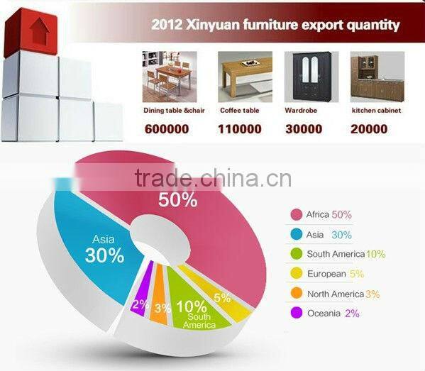 French fashional fancy glass coffee table