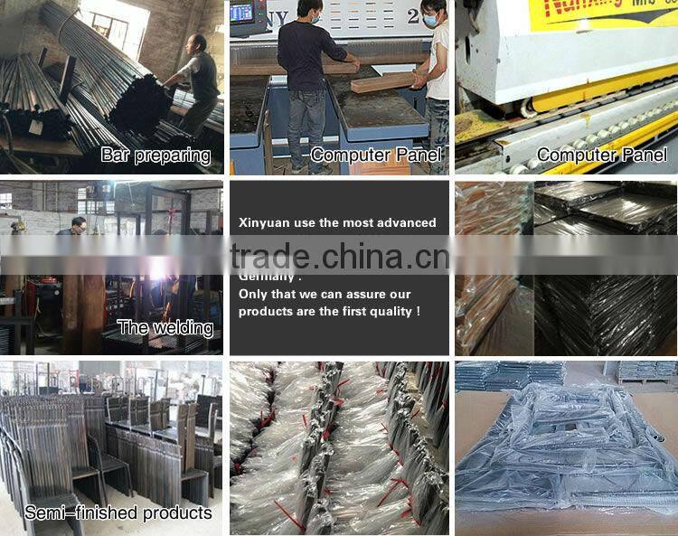 A11B-6 modern dining table glass top