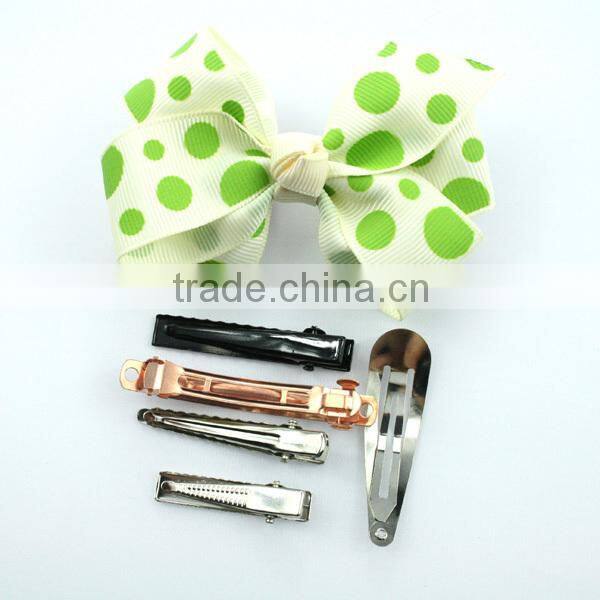 polka dot grosgrain ribbon bows