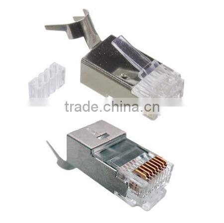 RJ45 8P8C cat6 shield module plug
