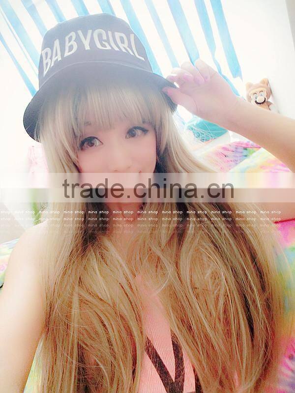 Fashion Bucket Hat Boonie Hunting Fishing Outdoor Cap Babygirl letter embroidered