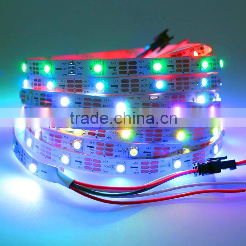 led strip bar light ddressable 60 led,tape style RGB digital led strip light