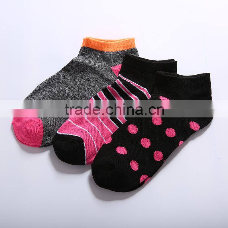 stripe ankle socks women ankle socks USA design ankle lady socks