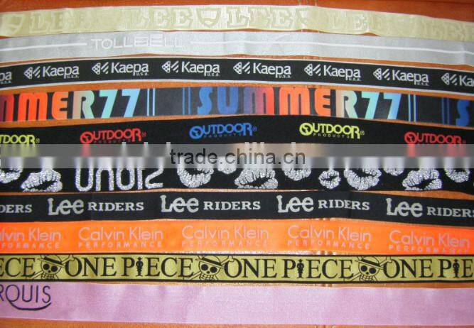 All kinds of custom woven elastic bands