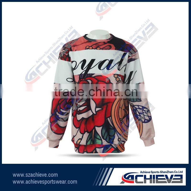 american sweatshirts custom all over full print knitted sweaters new fashion design sweater