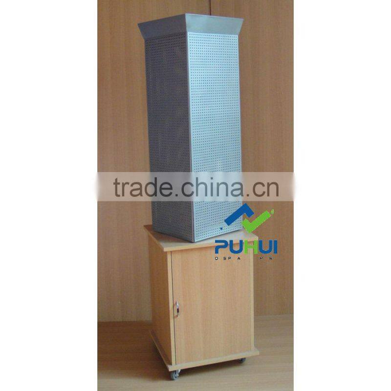 metal wood display stand