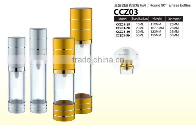 New elegant pyramid round shape perfume acrylic cosmetic body lotion bottle