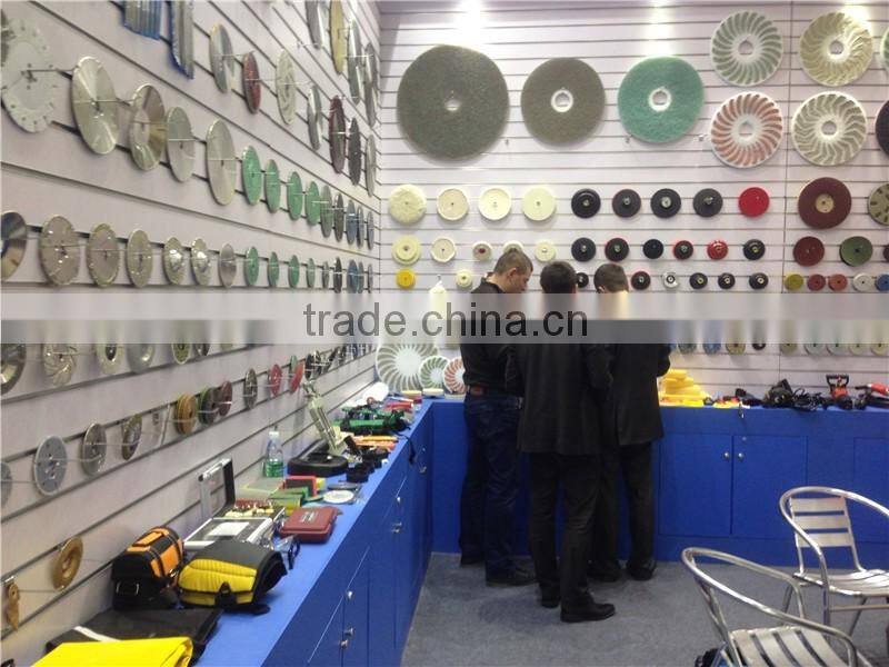 Flexible Diamond Polishing Pads 5 inch (125 mm) Wet Spiral Teeth Premium Resin Polishing Pad for Granite Polishing Circle Wheel