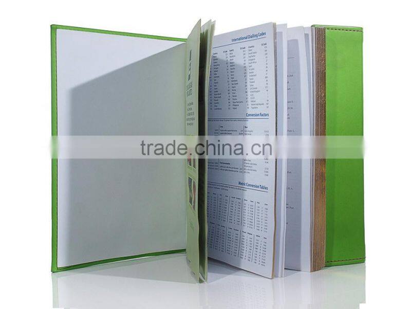 High-quality printed personalized hardcover leather noteboook